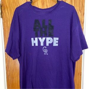 Colorado Rockies Baseball T-Shirt gildan XL